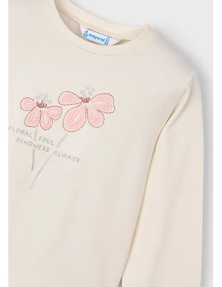 Camiseta m/l basica - Macchiato | MAYORAL