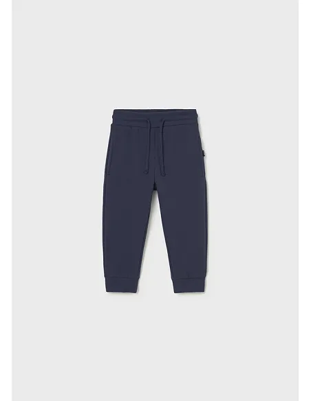 Pantalon felpa basico puños - Azul    | MAYORAL