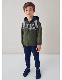 Chandal felpa 2p basico - Oliva    | MAYORAL