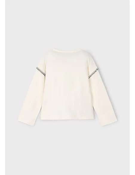 Camiseta m/l oso - Macchiato  | MAYORAL