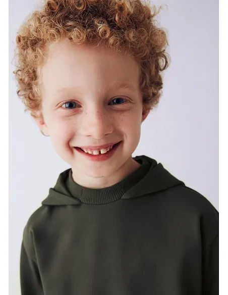 Pullover capucha - Oliva    | MAYORAL