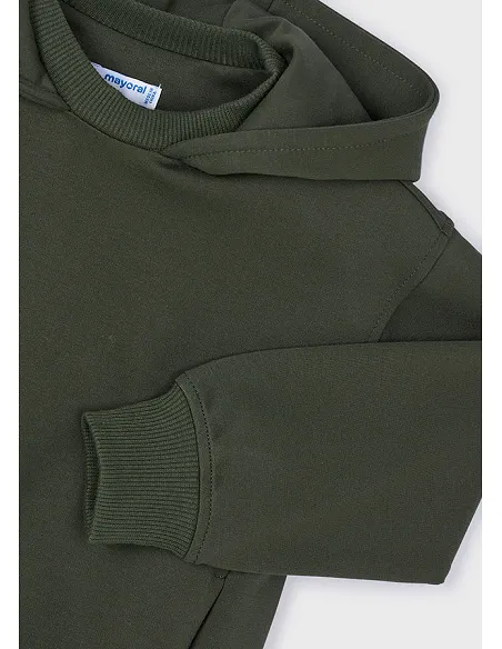 Pullover capucha - Oliva    | MAYORAL