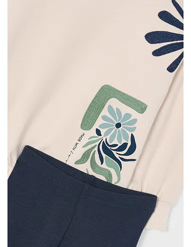 Conj. leggings pullover - Petroleo  | MAYORAL