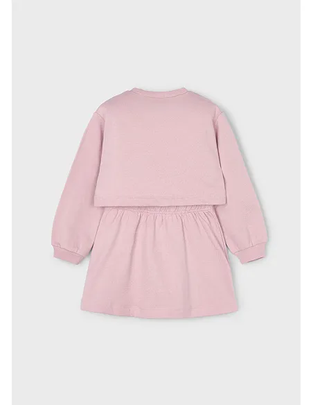 Vestido felpa 2 piezas - Nude    | MAYORAL