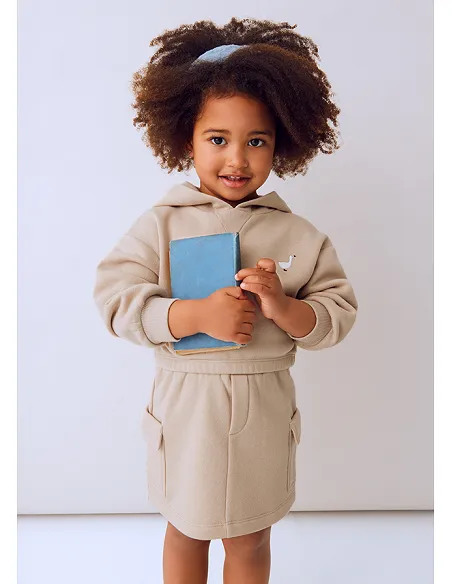 Conj. falda cargo - Avellana  