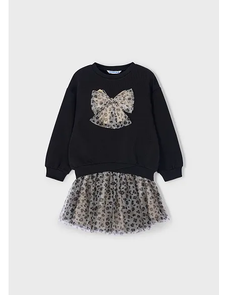 Conj. falda tul fantasia - Negro    | MAYORAL