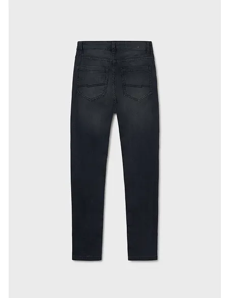 Pantalon soft denim - Negro    | MAYORAL