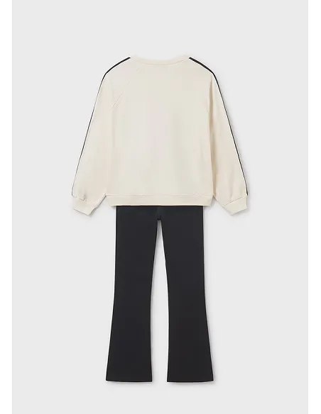 Conj. leggings flared - Negro     