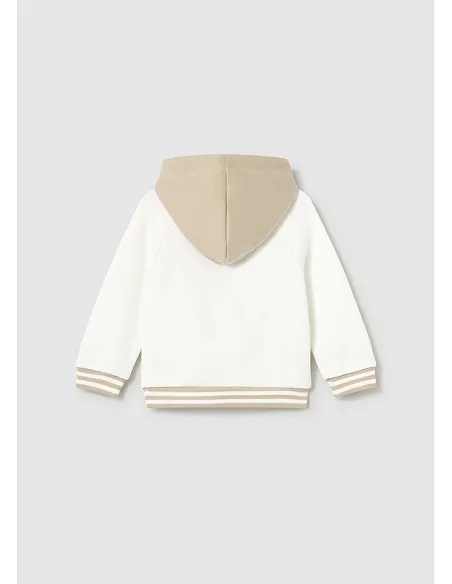 Pullover capucha - Nata    | MAYORAL