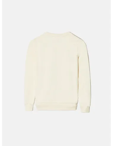 Sudadera kids raqueta media crema | SILBON