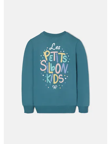 Sudadera kids petits verde | SILBON