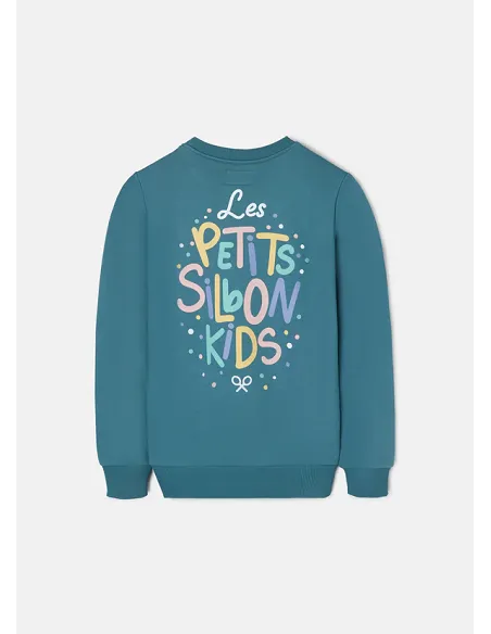 Sudadera kids petits verde | SILBON