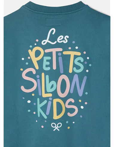 Sudadera kids petits verde | SILBON