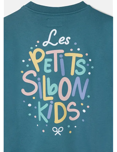 Sudadera kids petits verde | SILBON