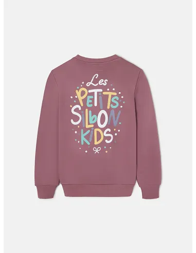 Sudadera kids petits burdeos | SILBON