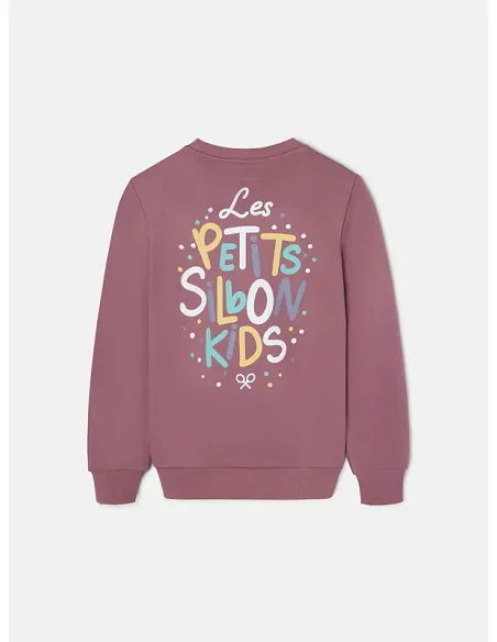 Sudadera kids petits burdeos | SILBON