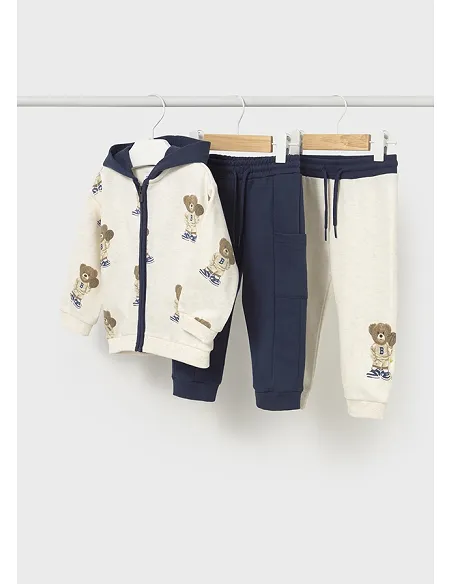 Chandal estampado 3 piezas - Azul    | MAYORAL