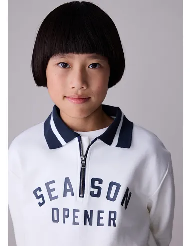 Pullover cremallera - Nata    | MAYORAL