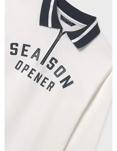 Pullover cremallera - Nata    | MAYORAL