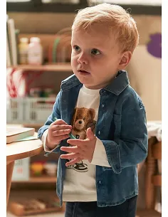 Camisa m/l denim - Medio    | MAYORAL