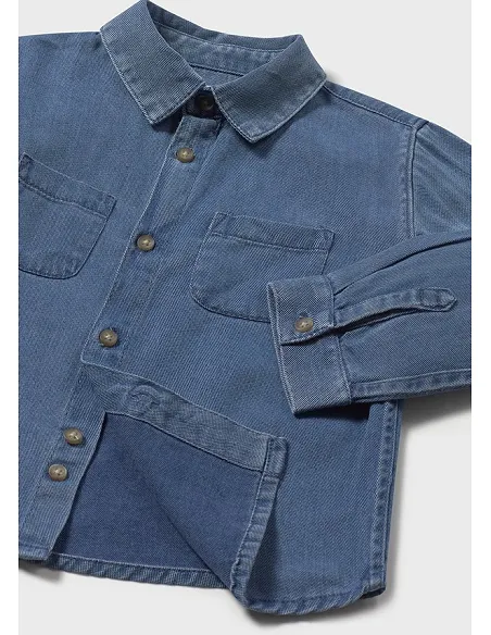 Camisa m/l denim - Medio    | MAYORAL