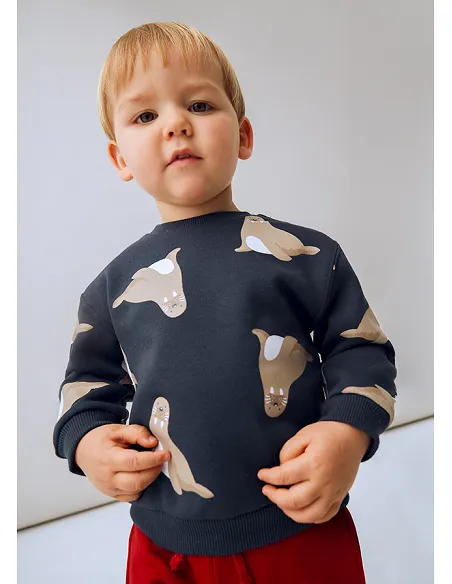 Pullover estampado - Noche    | MAYORAL