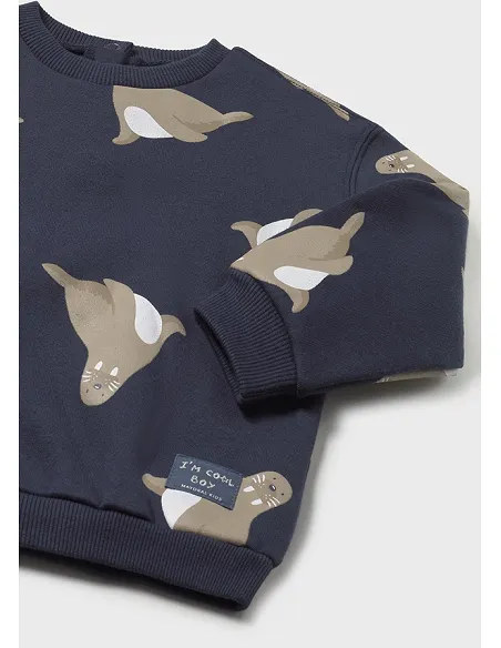 Pullover estampado - Noche    | MAYORAL