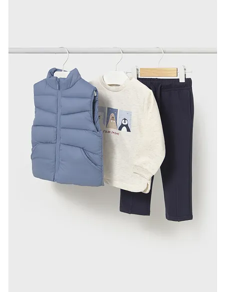 Conj. pant. pullover chaleco - Iceberg   | MAYORAL
