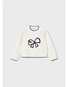 Jersey bordado lentejuelas - Macchiato  | MAYORAL