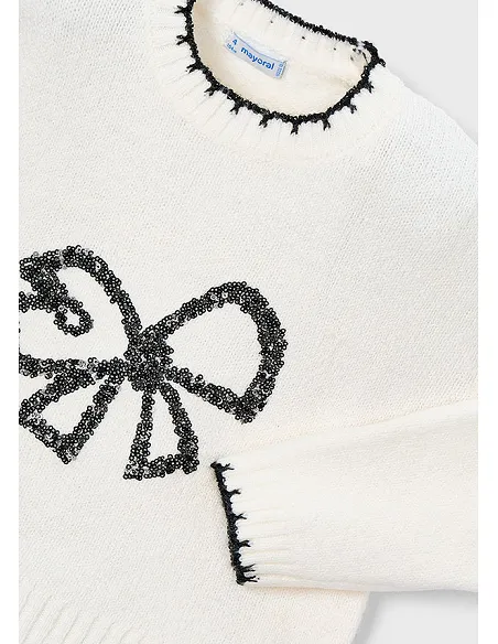 Jersey bordado lentejuelas - Macchiato  | MAYORAL