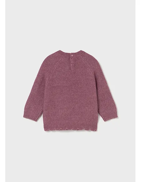 Jersey estructura flores - Rosado mez | MAYORAL