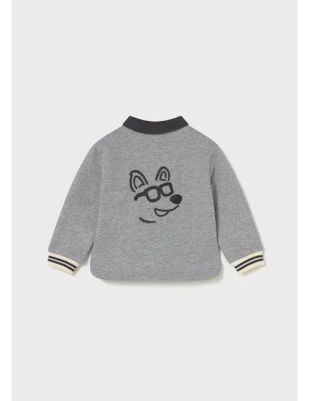 Pullover bordado - Ceniza vig | MAYORAL