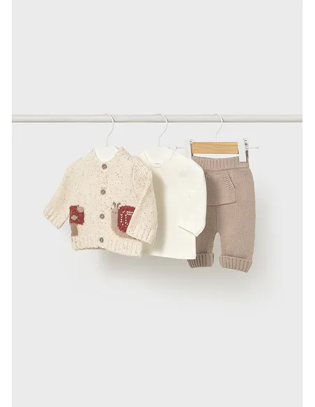 Conj. pantalon 3 piezas trico - Duna vig  | MAYORAL
