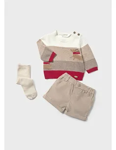 Conj. pantalon corto leotardo - Porridge  | MAYORAL