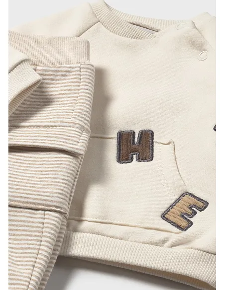 Conj. punto 4 piezas - Cacao     