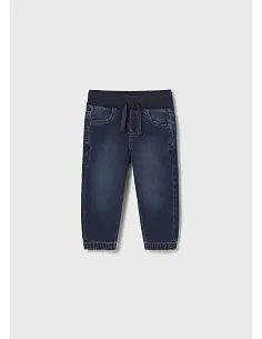Pantalon soft denim jogger - Oscuro   | MAYORAL