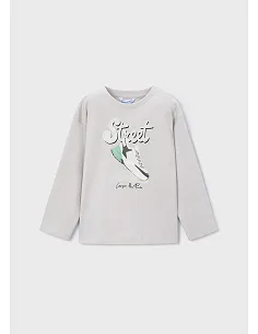 Camiseta m/l "street" - Humo    | MAYORAL