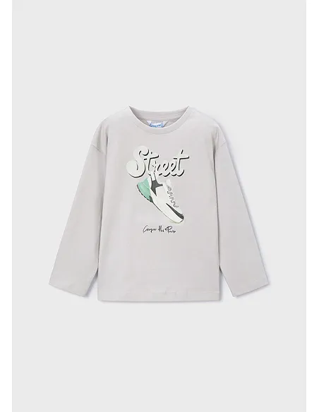 Camiseta m/l "street" - Humo    | MAYORAL