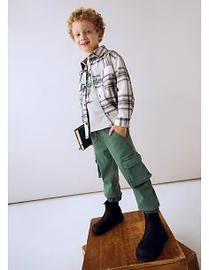 Pantalon cargo soft - Abeto    | MAYORAL