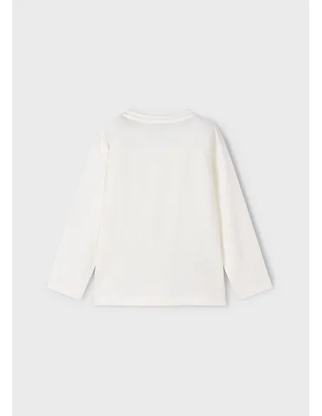 Camiseta m/l lenticular hd - Nata    | MAYORAL