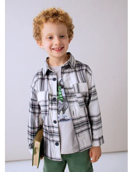 Sobrecamisa cuadros - Gris    | MAYORAL