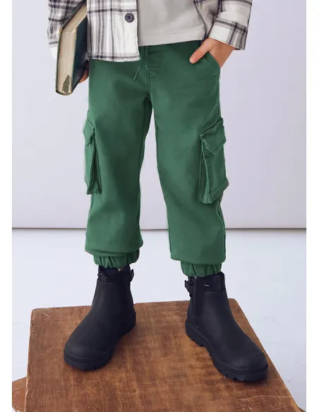 Pantalon cargo soft - Abeto    | MAYORAL