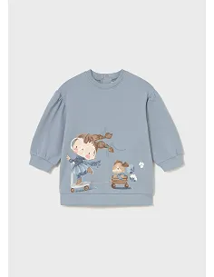 Vestido felpa grafica - Opalo    | MAYORAL