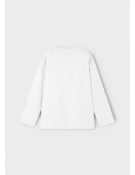 Camiseta m/l "wolf" - Nata    | MAYORAL