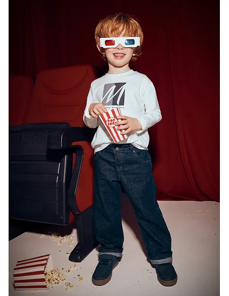 Pantalon soft denim 5b - Dark indig | MAYORAL