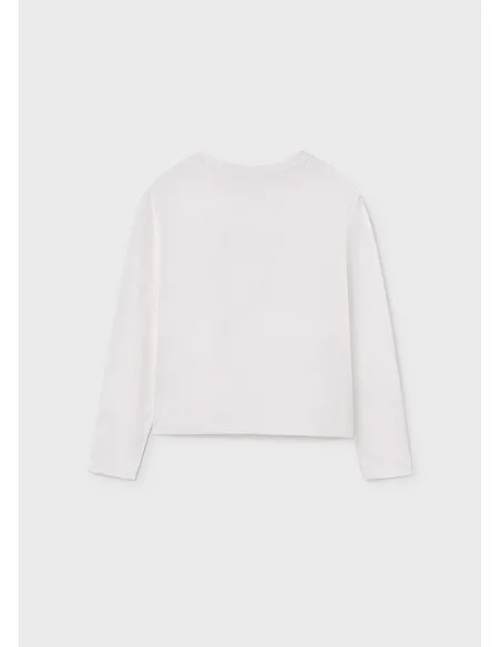 Camiseta m/l "trails" - Nata    | MAYORAL