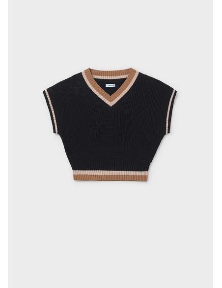 Chaleco tricot - Negro    | MAYORAL