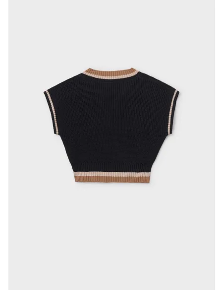 Chaleco tricot - Negro    | MAYORAL