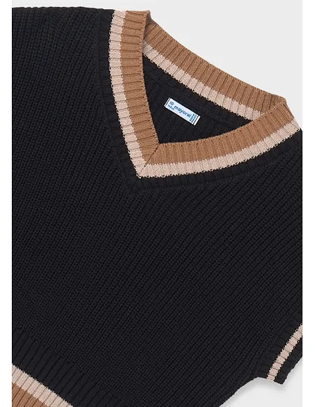 Chaleco tricot - Negro    | MAYORAL