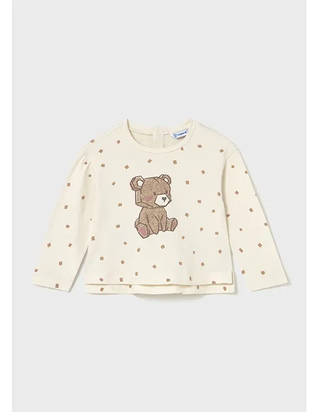 Camiseta m/l estampada - Macchiato  | MAYORAL